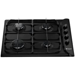 Hotpoint G640SK 60cm 4 Burner Gas Hob with FSD in Black